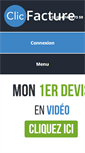 Mobile Screenshot of clicfacture.com